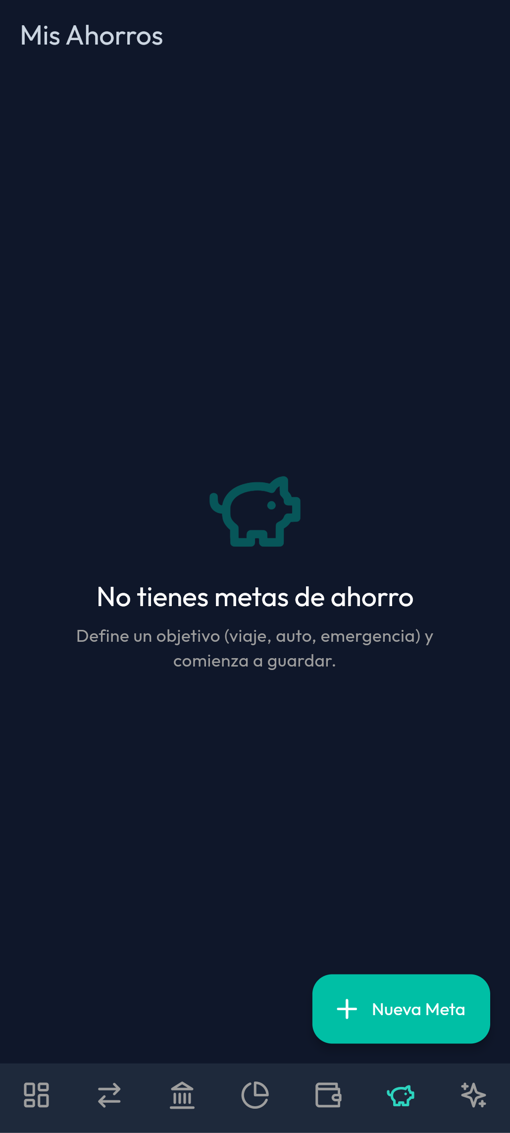 Metas de Ahorro: Visualiza tu progreso hacia tus sueños con motivación diaria